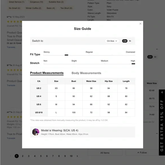 SHEIN One Shoulder Cutout Front Open Back Mini Bodycon Dress Violet Purple Sz S - Picture 7 of 7